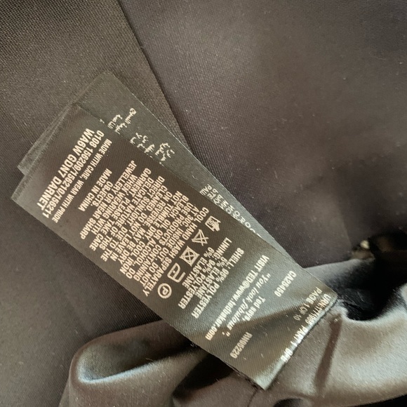 Ted Baker Darnet Bejewelled Shadow black white birds Bodycon Dress 0 - Picture 12 of 12